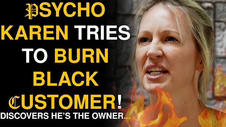 MUST SEE VIDEO - Karen Tries to BURN Black Custome...