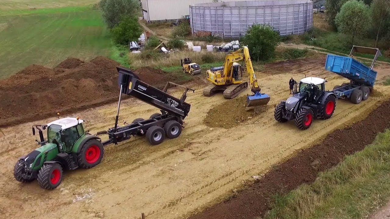 Terrassement | Fendt 930 Black & 724 | Benne Krampe & Maupu !