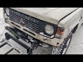 Mitsubishi Pajero Montero 2.5TD 4D56 Cold Start -17&deg;C Finland