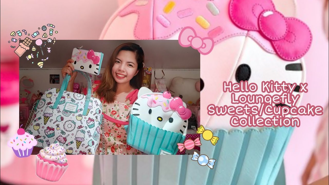 Hello Kitty Cupcake Loungefly Loungefly Sanrio Hello Kitty Cupcake Mini | Mercari main image 3