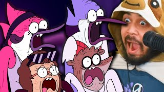 Мульт TERROR TALES OF THE PARK II PART ONE Regular Show Reaction