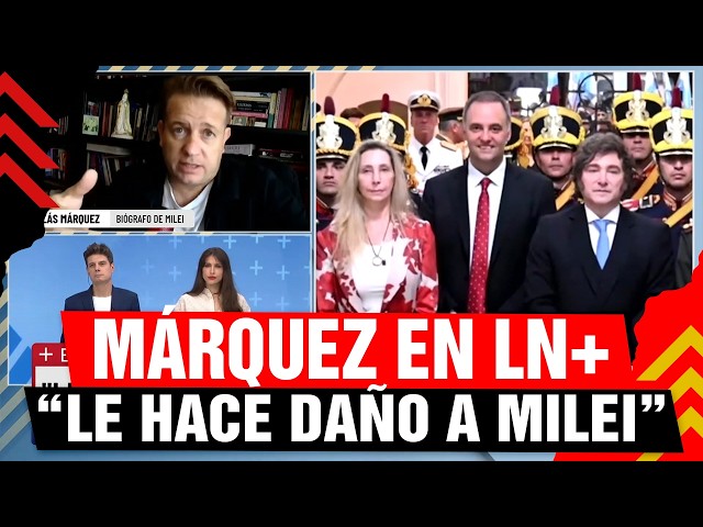 🚨 Nicolás Márquez en LN+ "Adorni le hace daño a Milei permaneciendo en el gobierno" #adorni