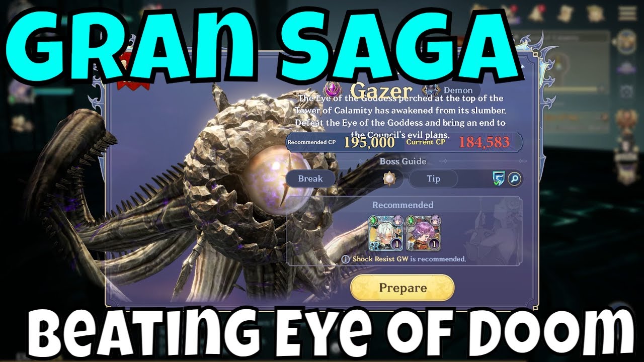 Gran Saga - Eye Of Doom Gazer/How To Beat It/Final Boss Made Easy - YouTube