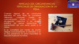 Injuria Y La Calumnia. Codigo Penal Colombiano