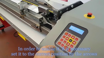 Fotoba Tutorials - How to disable and re enable side sensor