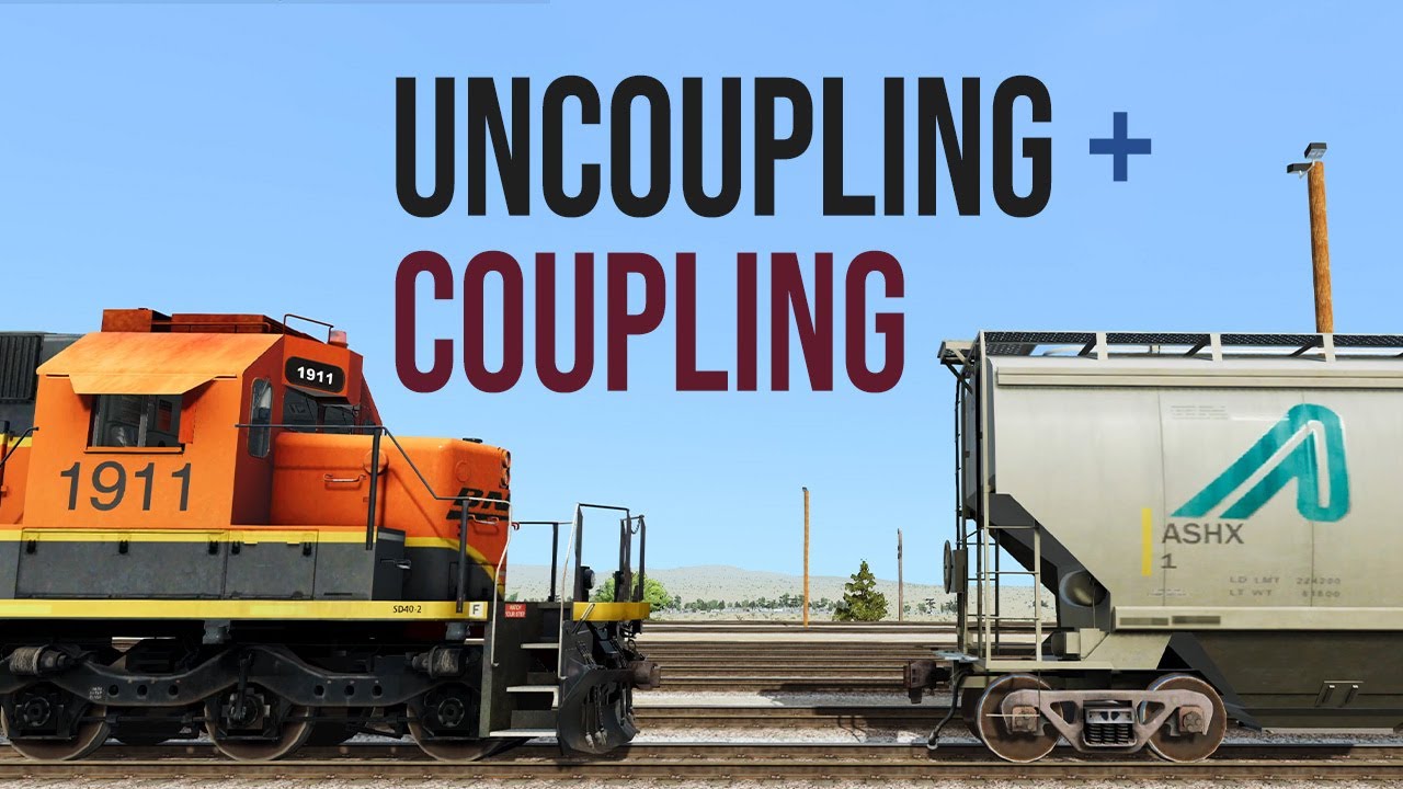 Run 8 Train Simulator Tutorial: Coupling and Uncoupling Freight Cars and Locomotives