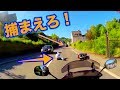 【当て逃げ追跡】たまたま背後にいたライダーが追跡？！警察なんかいらない！字幕有【衝撃映像】【Hit and Run】