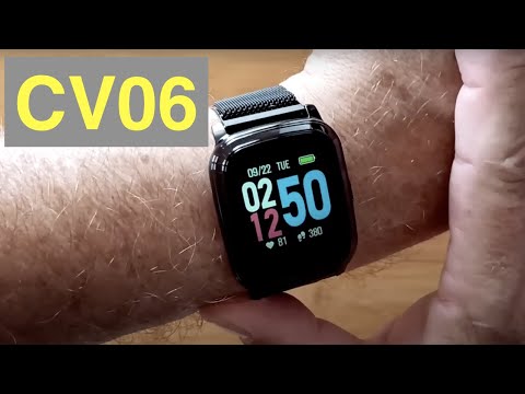 Bakeey CV06 Apple Watch Shaped 24 Hr IR Temp Measure (like at Airport) Smartwatch: Unbox & 1st Look