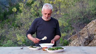 Homemade Creamy Cheese Tortellini | Fresh Broad Beans with Olive Oil Recipe