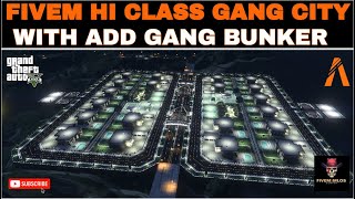 Fivem Hi class gang city with add bunker Fivem gang villa gta 5 mansion fivem mafia villa