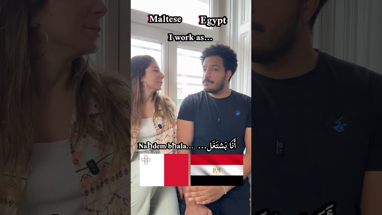 Maltese 🇲🇹 and Arabic 🇪🇬 compared