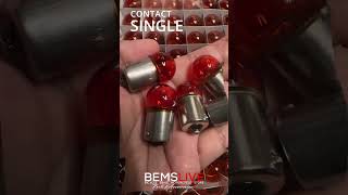 A Closer Look At Bems 12V 10W Halogen Orange Single Contact Signal Light Bulb Automotive Bulbs