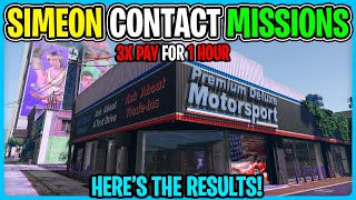 I Did 1 Hour Of SIMEON CONTACT Missions at 3X PAY So You Don't Have To (Simeons export requests)