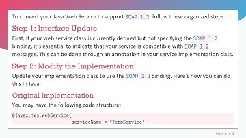 How to Convert SOAP 1.1 to SOAP 1.2 in Java Web Services