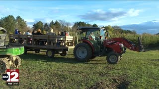 Families and Children Together visits Genesee County orchard