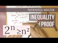 Inequalities and Mathematical Induction