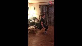 Single leg split lunge with Janet Jack