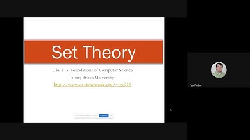 CSE215: Foundations of Computer Science: Set Theory