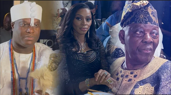 OONI OF IFE & OKOYA ELEGANZA WITH HER WIFE SHADE OKOYA GRAND ARRIVAL AT DR RUBEN ABATI 60TH BIRTHDAY