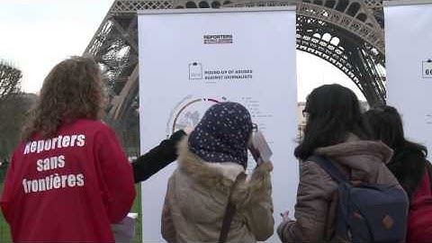 French press freedom NGO protests Eritrean reporters