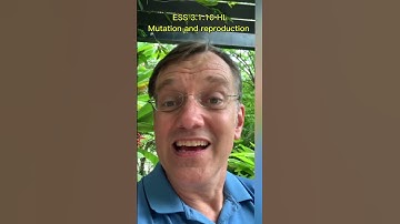 ESS 3.1.10 HL #mutations and sexual reproduction for #biodiversity #environmentalscience