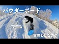 3万円台のパウダーボード買ってみたのでガチレビュー