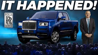 Rolls Royce Just Revealed A New Luxury Truck & SHOCKS The Entire Industry!