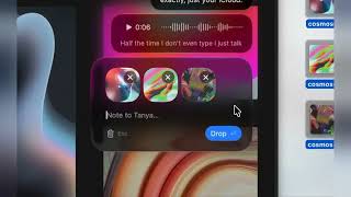 Hoy combines AirDrop, Loom, and voice messages in the Mac menu bar