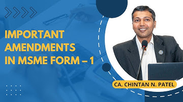 Key Amendments in MSME Form-1: When to file and what to report (July 2024 Notification)