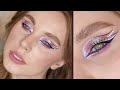 Макияж пошагово | Charlotte Tilbury Pop Shot Ultra Violet, Clionadh Adornment, Clionadh Kaleidoscope