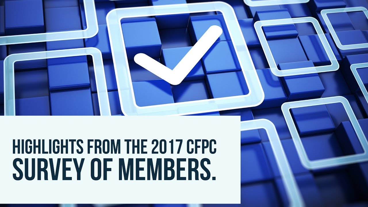 Highlights from the 2017 survey of members