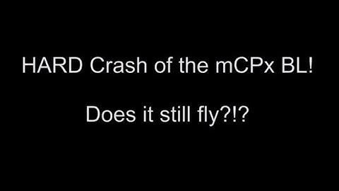 Blade mCPx BL HARD CRASH!  How durable is this little heli?!?