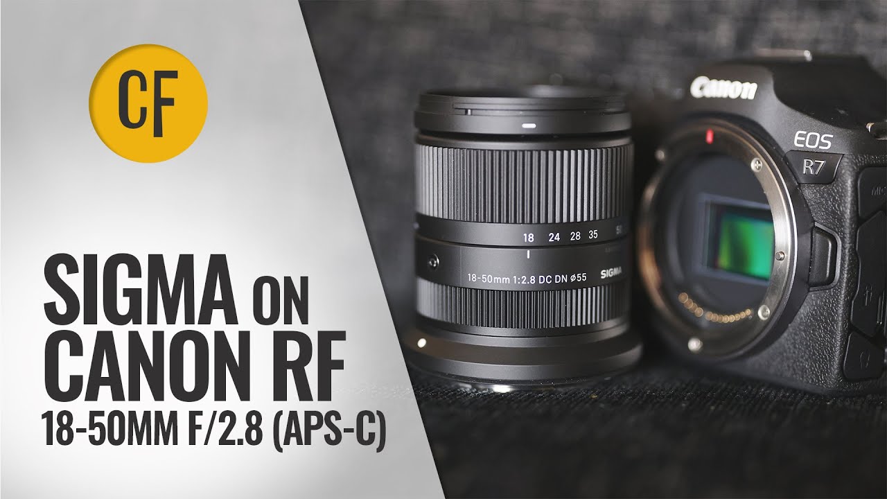 Outline Video Sigma's first Canon RF lens! 18-50mm f/2.8 DC DN 'C'