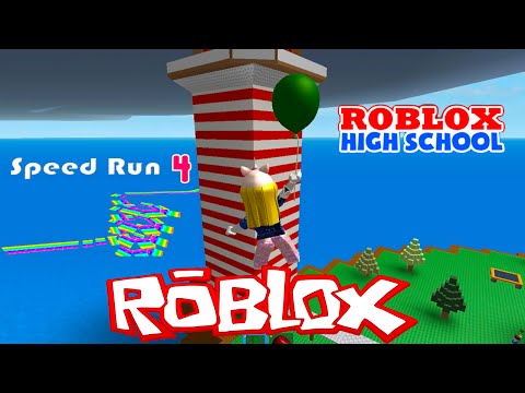 ROBLOX High School Speed Run Natural Disaster Survival Adventures