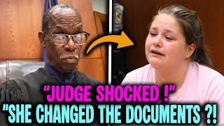 Judge Stunned as Woman Is Caught Altering Official Documents in Court