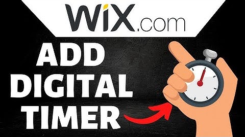 How To Add Timer To Wix Website