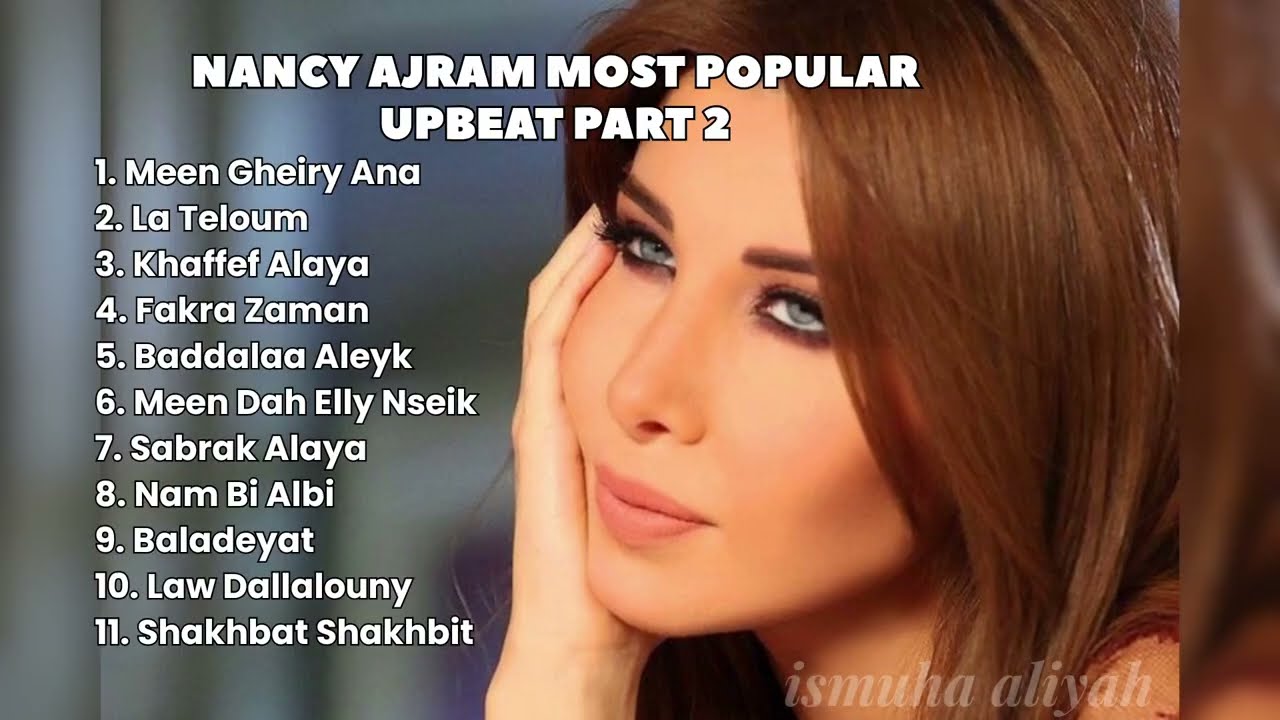 NANCY AJRAM MOST POPULAR UPBEAT PART 2 - SONGS OF NANCY AJRAM - NANCY AJRAM VIRAL HITS