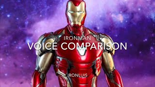 IronMan Voice Comparison