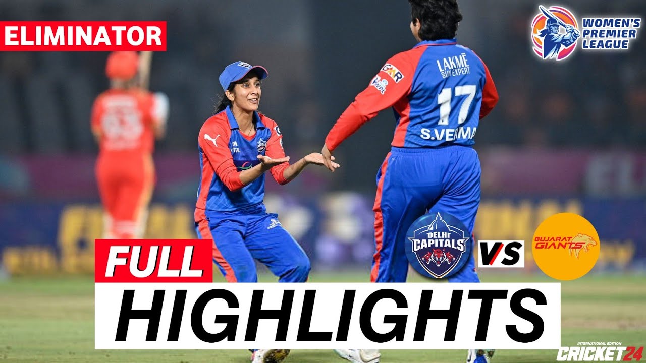 Матч на выбывание DC против GG в рамках WPL 2026: основные моменты | Обзор матчей WPL 2026 | Крик...