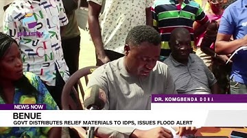 Benue: Govt Distributes Relief Materials To Idps, Issues Flood Alert
