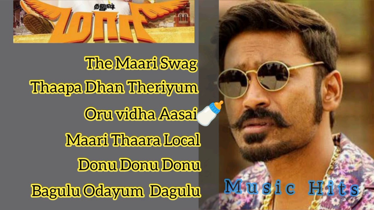 Maari Movie Songs/ Dhanush, Kajal/ Anirudh Music