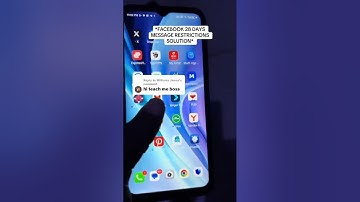 How to remove Facebook messages restrictions.#howto #hack #fyp #update