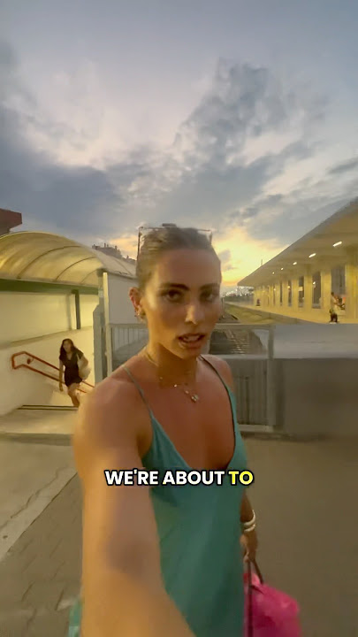 Running For Trains In Italy