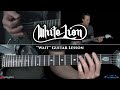 White Lion - Wait Guitar Lesson