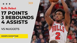 Collin Sexton BULLS DEBUT 17 Points, 4 Assists, 3 Rebs vs Nuggets I 25-26 NBA Season