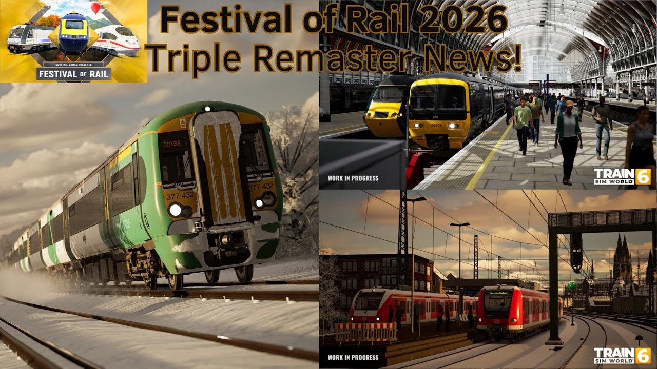 GWE Remaster Release Date/East Coastway/Köln-Aachen Remaster Announced - News - Train Sim World 6