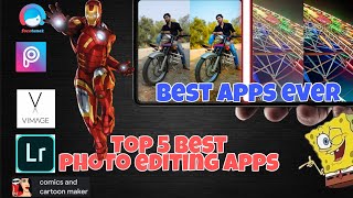 Top 5 best professional photo Editing apps ever !!NO COMPETITION!!⚠️for these apps👍 screenshot 1