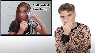 Hairdresser Reacts To Crazy Balayage Videos!