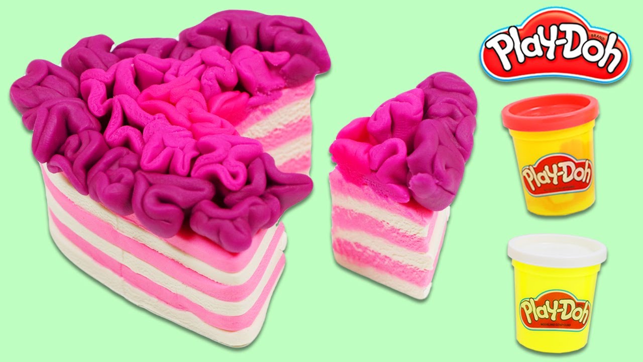 How to Make a Beautiful Play Doh Valentine's Day Heart Cake!