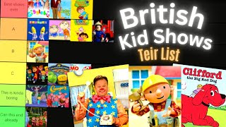Ranking 2000's British Kid Shows - Tier List